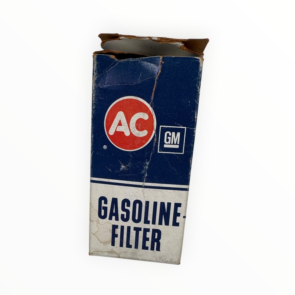 AC GM Gasoline Filter GF 548 Blue White Fair Vintage 25055774 GF103